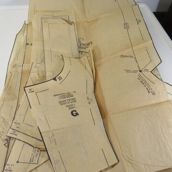 Simplicity 2541 clothing pattern boys size 12 Pajamas, pants, shirt (complete - Picture 9 of 9